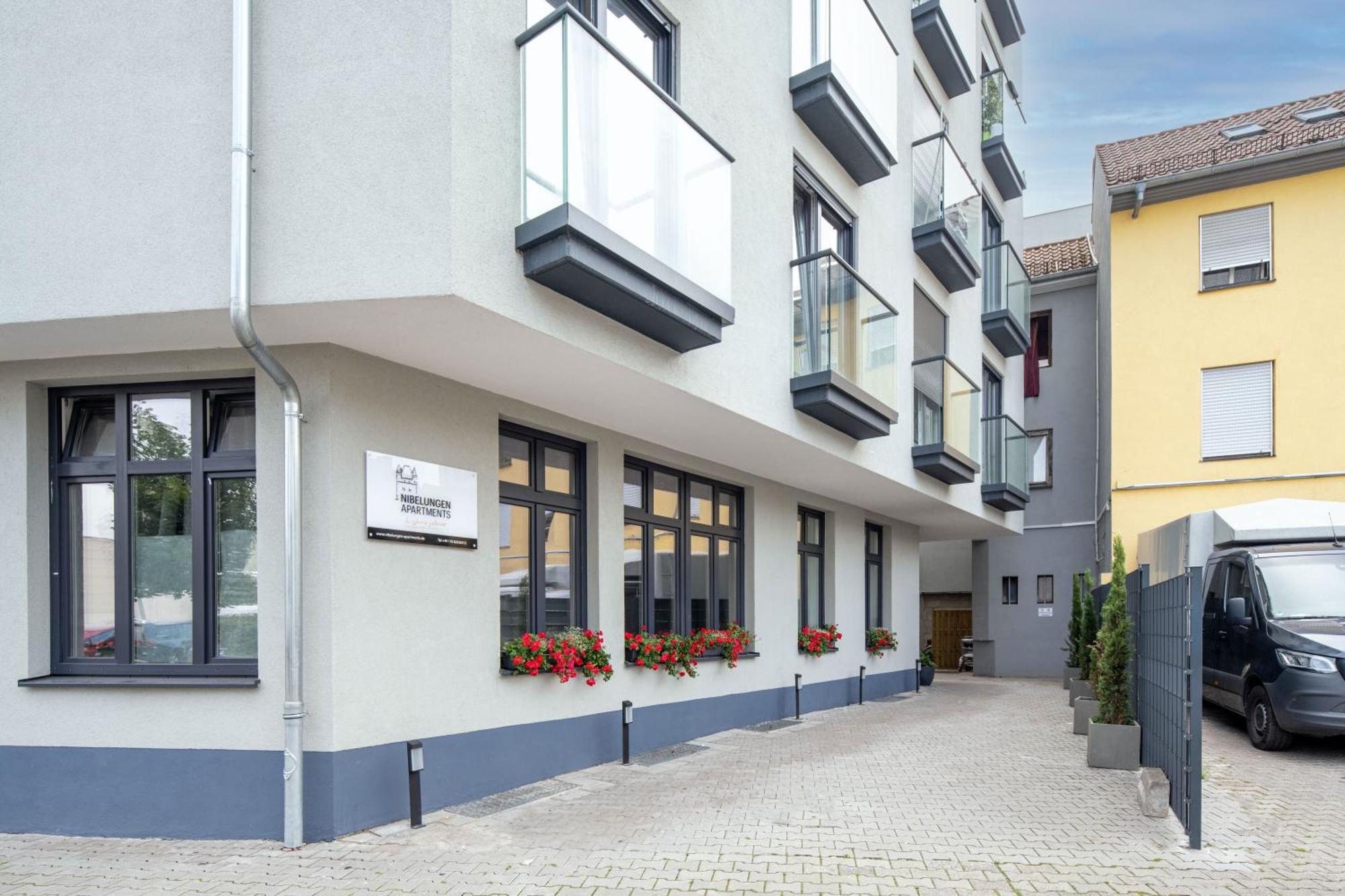 Nibelungen Apartments Worms Bagian luar foto